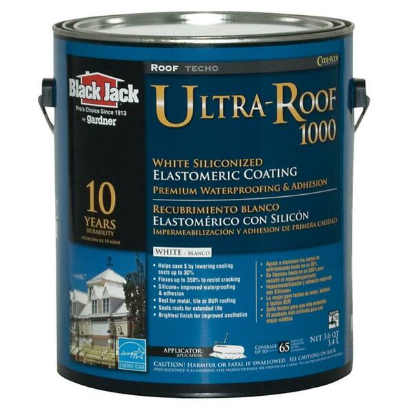 Gardner-Gibson 3.6 Qt. 10 Year Siliconized Elastomeric Roof Coating, White 1325851